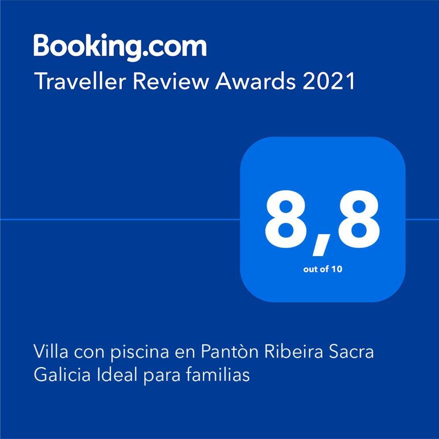 Villa Con Piscina En Panton Ribeira Sacra Galicia Ideal Para Familias מראה חיצוני תמונה
