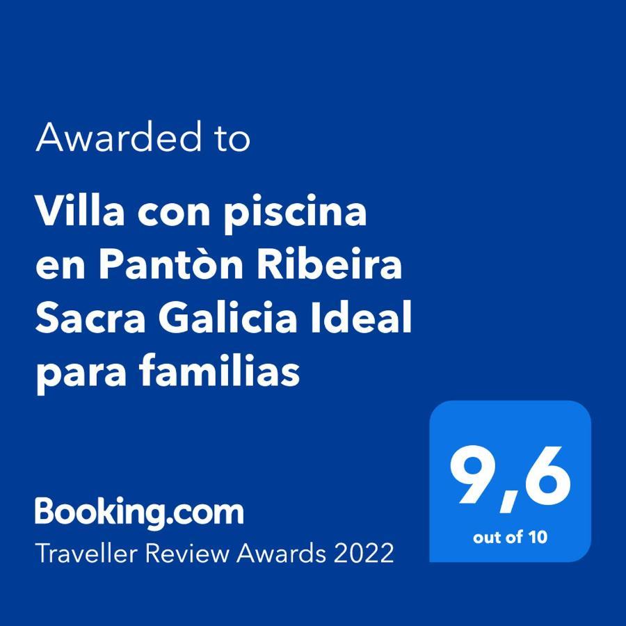 Villa Con Piscina En Panton Ribeira Sacra Galicia Ideal Para Familias מראה חיצוני תמונה